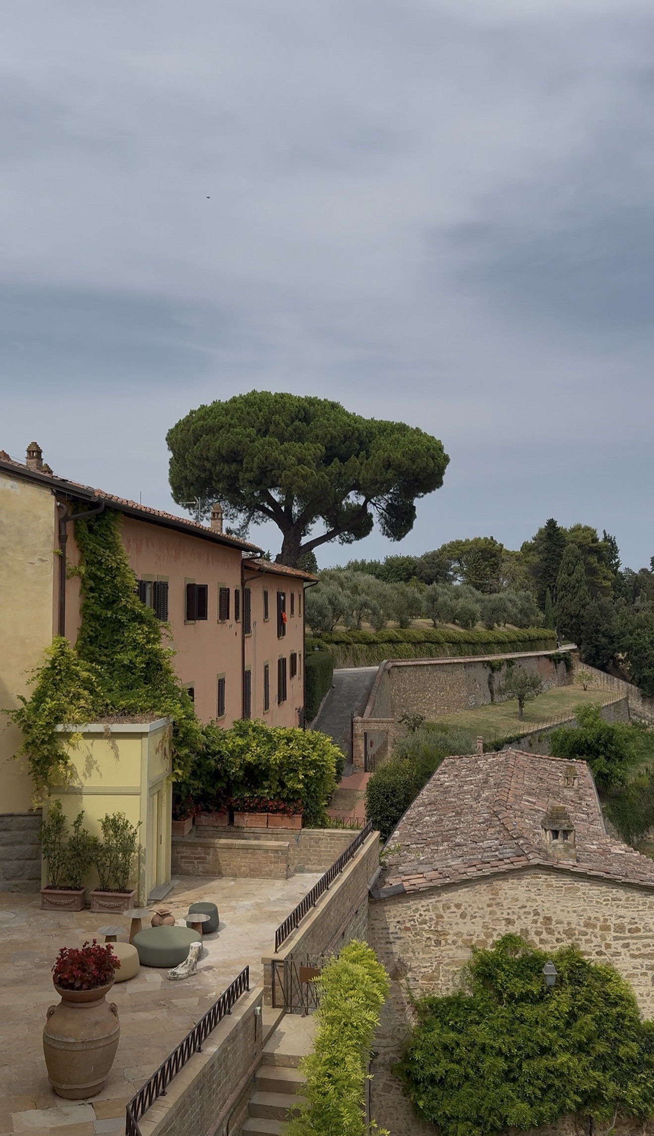A Tuscan village in evening light